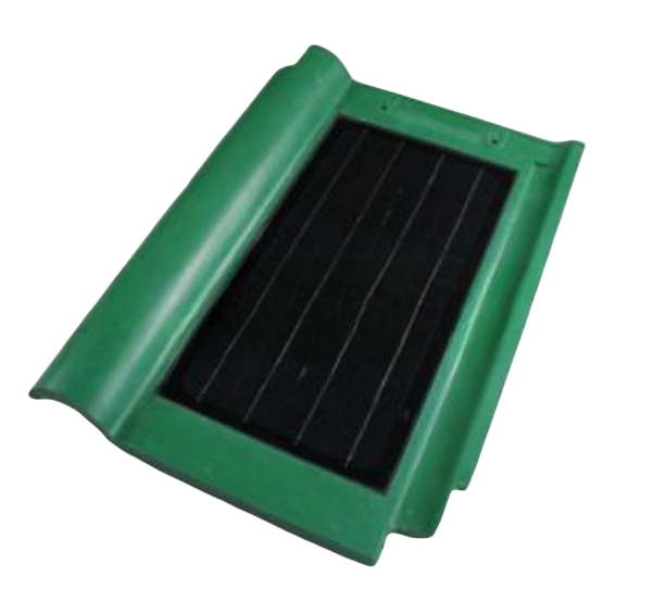 Building roof solar tiles