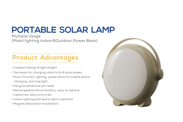 PROTABLE SOLAR LAMP B