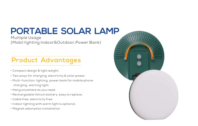 PORTABLE SOLAR LAMP